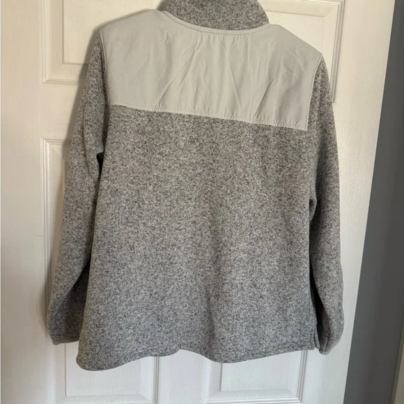 Gray LLBean Fleece Jacket - Picture 4 of 4